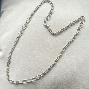 NWOT JCrew chain necklace with rhinestones- 16inch drop